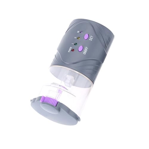 Nawwgy Efficient Fish Food Dispenser with Design and Easy Setting Timer for Home Office Aquariums Feed Control Aquarium Koi Goldfish Intelligent Timing Automatic Feeder