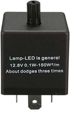 Relé de intermitente LED de 3 pines electrónico que elimina el parpadeo rápido de 12V