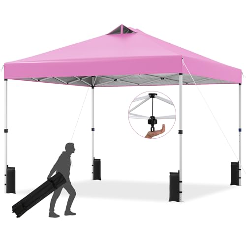 Image of Tangkula 10 x10 Ft Pop Up Canopy with Center Lock