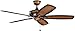 Kichler Lighting 300269MDW Ashbyrn Ceiling Fan Without Lights, 60", Mediterranean Walnut