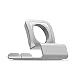 Produktbild qianqian56 Ladestation aus Aluminium für A-pple Watch Series 1/2/3/4 42 mm 38 mm 40 mm 44 mm Ladekabel