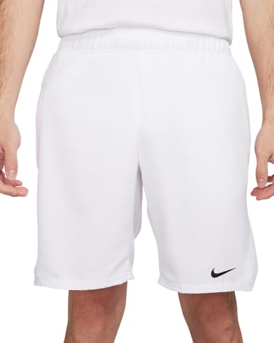 Nike Court Victory Men's Dri-FIT 9" Tennis Shorts, white/black, S