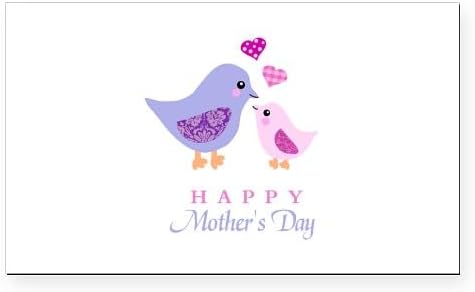 CafePress Happy Mothers Day Bird and Chick Rectangle Car Mag Rectangle Car Bumper Magnet