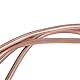Hyuduo 2M C1100 T2 Kupferrohr-Weichspulenrohr, AD 5 mm/ID 3 mm, Kupferrohr für Kühlschrank-Klimaanlage, 1 Stück, Kupferfarben