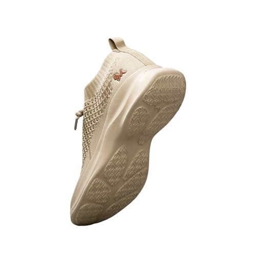Image of Neeman's Knit Gliders Women Sneakers | Stylish Casual Shoes for Men with Airknit Breathable Upper | Anti-Skid EVA Sole Footwear | Lightweight Lace-Up Sneaker