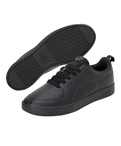 PUMA PUMA Unisex Sneaker, Black Black, 7 US Men