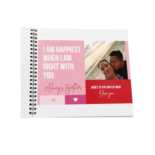 Image of HBH Birthday Keepsake Album with Custom Photos Memory Scrapbook | Customized Photo Frame