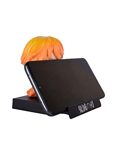 Image of AUGEN Super Hero Zenitsu Demon Slayer Action Figure Limited Edition Bobblehead with Mobile Holder for Car Dashboard, Office Desk & Study Table (Pack of 1)(Plastic)