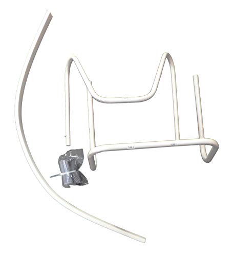 A/C SAFE Tubular No Tool Support Bracket for Window Air Conditioners Up to 100 Lbs, White