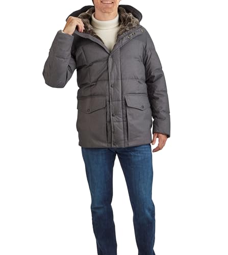 Cole Haan Men's Quilted Flannel Packable Down Parka