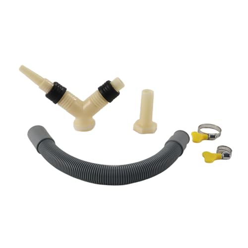 Enwye 1 Set Of Three-in-one Extended Drainage Pipe, Compatible with Washing Machines and Dryers Washing Machine Component(pipe Length 0.3 Metres)