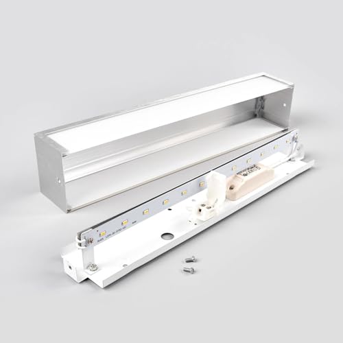 Lindby Applique A Led Ranik, 40 Cm, Color Alluminio, Metallo - 8