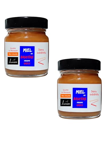 Miel de qualité Le Monopati (2x250g, Bruyère)