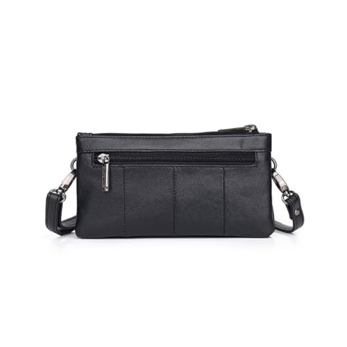 Paquet à main enveloppe aux finitions soignées en PU noir