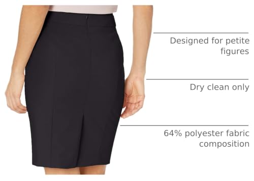 Image of Calvin Klein Womens Centerback Zipper Velvet Wear to Work Suits Skirt