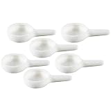 BESPORTBLE Candle Scoop Tray 6pcs Tealight Candle Wax Warmer Spoon Ceramic Candle Holder with Handle