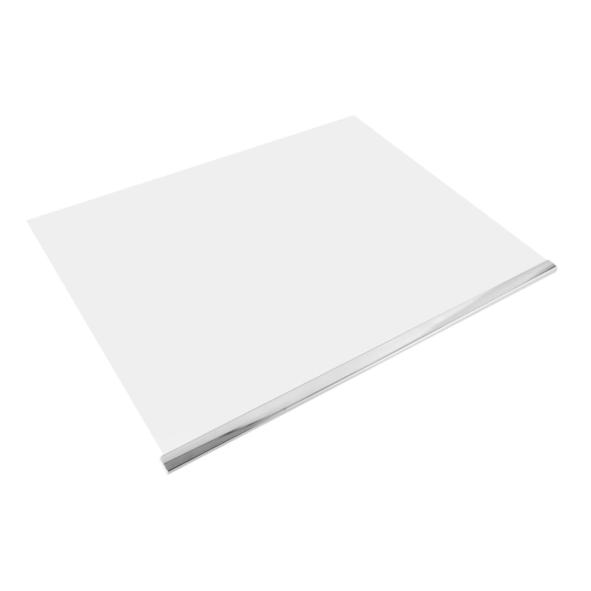 ifundom Clayette Verre Frigo en Verre Trempé Blanc pour Organisation Frigo, Étagère de Rangement Optimisée et Cloison Vitrée du Réfrigérateur Résistante