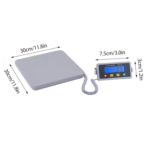 Báscula digital médica profesional 300kg con pantalla LCD miniatura 5