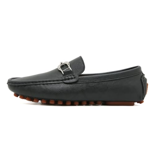 Men's Classic Penny Slip - On Loafer, Made of Cowhide Leather, with Soft Sole. Loafer for Men, Comfortable Men's Business Casual, Driving and Boat Shoes