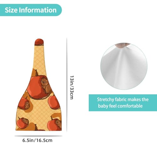 Baby Beanie Cute Little Hamster Knotted Hat - Soft, Warm, Comfortable, Headwear for Newborns, 0-6 Months Black3