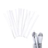 QINNKJIA メイクブラシネット 60枚 化粧ブラシカバー ブラシ保護 カバー 弾性メッシュ 一枚長さ100mm メイクアップブラシ保護カバー