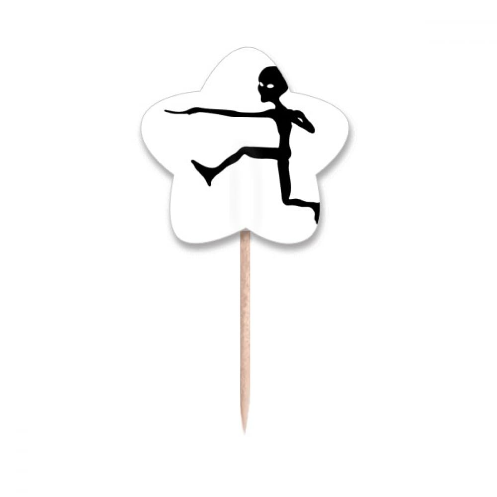 Cupcake picks monstre extraterrestre drapeaux cure-dents déco gâteau