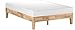 ZINUS Moiz Deluxe Wood Platform Bed Frame, Wood Slat Support, No Box Spring Needed, Easy Assembly, Natural, King