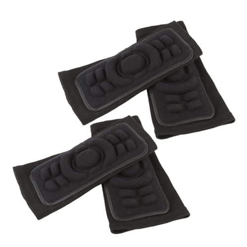Holibanna 2pcs Elbow Pads Guard Black Sports Protective Gears for Cycling Skiing and Motorcycle Riding Comfortable and Breathable Compression Sleeves Arm Support for Injury Prevention