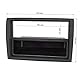 tomzz Audio 2414-010 Radioblende kompatibel mit FIAT Ducato 7 Peugeot Boxer Citroen Jumper Relay schwarz Fzg. mit Radiovorbereitung