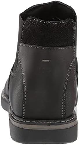 Nunn Bush Men's BAYRIDGE Plain Toe Chelsea Lightweight Leather Boot with Elastic for Easy, Black, 13 | Image 2