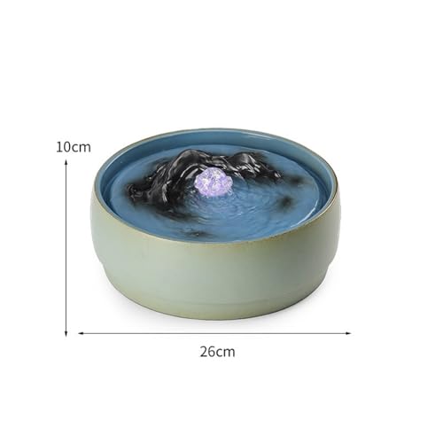 Fontaine d'eau de table d'intérieur pour calmer l'anxiété et méditer