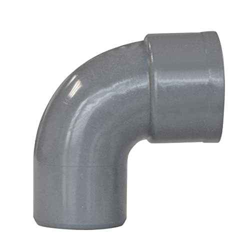 Jardibric - Coudes PVC 87°30 (Mâle - Femelle) Raccords d'évacuation (Ø 50) Cover