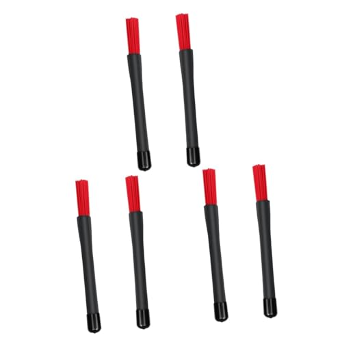 Abaodam 3 piezas Baquetas para batería con punta de nylon, accesorio de percusión rojo miniatura 7