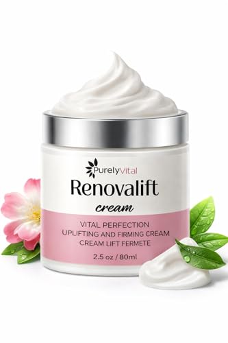 Purely Vital Renovalift Face Cream - Official Renovalift Skin Cream Advanced Formula With Natural Ingredients Cream For Face And Neck Premium Supporting For Healthy Skin Reviews, 1 Pack