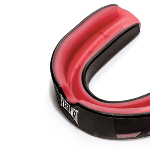 Everlast PROTETOR BUCAL EVERSHIELD, Preto / Vermelho