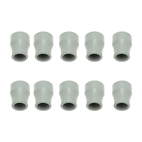 Crutch Tips, Walking Cane Tips Non Slip Cane Tip Protector 10PCS Rubber Buffer Crutch Tips Replacement Rubber Cane Tips 22mm Inner Diameter