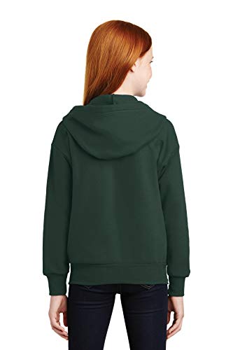 Hanes Boys Ecosmart Full Zip Hooded Jacket Athletic Hoodies, Deep Forest, Medium Us #TOP4