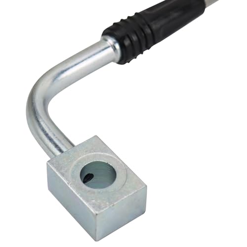 Image of TRQ Rear Brake Hose Set Compatible with 2008-2012 Jeep Wrangler