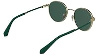 Calvin Klein Jeans CALVIN KLEIN JEANS SUNBOY CKJ26302S - Gold/Matte Green with Solid Green Lens – Ansicht 6