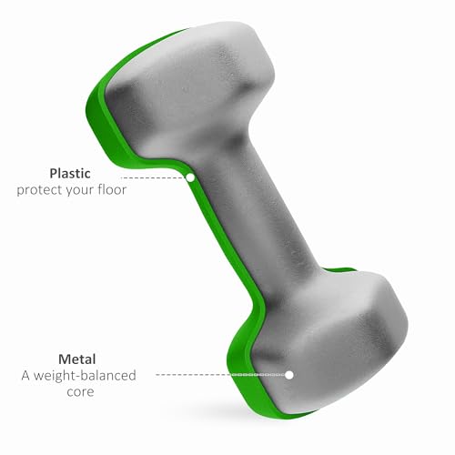 SPORTNOW Dumbbells Set with Carry Storage Rack, Set of 6 Weights for Home Gym, Kettlebell Training Weight Lifting Exercise - Image 6