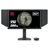 BenQ Zowie XL2540X+ 24.1 New Fast TN 280Hz Gaming Monitor, 1080p, Auto Game Mode by XL Setting to Share, Height Adjustment Powered by Industrial-Grade Bearing Design, S Switch, Shielding Hood