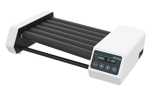 Tube Roller Mixers Lab Tube Roller Mixer with 6 Rollers Speed Range 20-80rpm Timing 1min - 23h59min Specs φ 6-34mm for Mixing Viscous Liquids and Solid-Liquid Suspensions