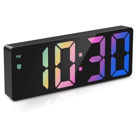 ORIA 6.5'' LED Alarm Clock with Snooze Cover
