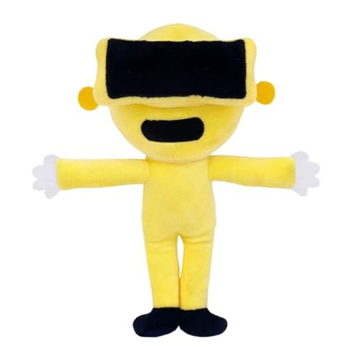 Image of Standing Yellow Square Sprunki Plush Toys