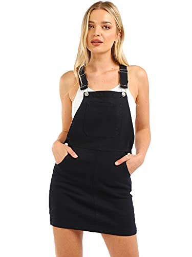 SS7 Womens Denim Dungaree Dress