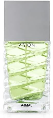 Ajmal Vision Eau de Parfum for Men โ 3.4 fl oz / 100 ml | Fresh Woody Aromatic Scent | Long Lasting Fragrance Masculine Perfume for Men with Citrus, Floral & Musk Notes