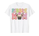 pibble mamma groovy pitbull mamma femmina amante del cane maglietta