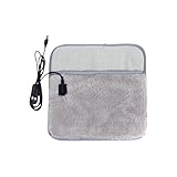 Bollisate Almohadilla Calefactora Para Pies - Lavable Con 5 Ajustes - Calentador De Pies USB Con Calentamiento Rápido | Para Adultos Personas Mayores Madre Abuela Cama Sofá Sillón Dormitorio Bajo