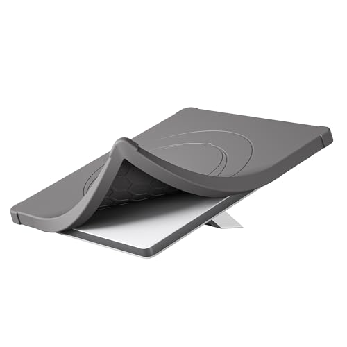 Image of DAIERTEK Starlink Mini Protective Cover Case, Starlink Mini Accessories Silicone Protective Case Satellite Dish Waterproof & Anti-Scratch Cover Perfect for Outdoor Travel RV /Camping(Grey)