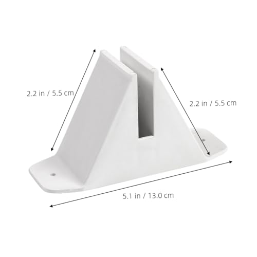 Gatuida Garden Fence Bases: 4pcs Plastic Fence Bases Support Holder Garden Trellis Stand Support Privacy Screen Holder Lawn Accessories - Image 2